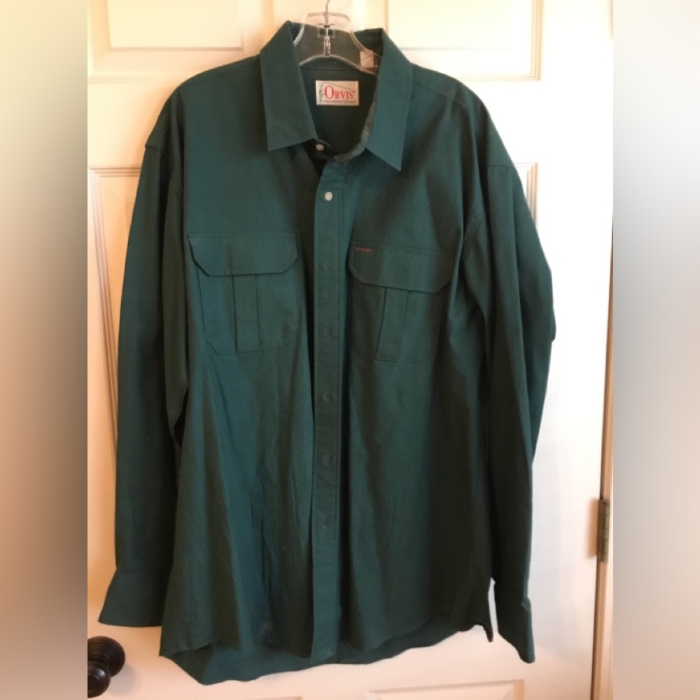Orvis XL sport shirt 100% cotton